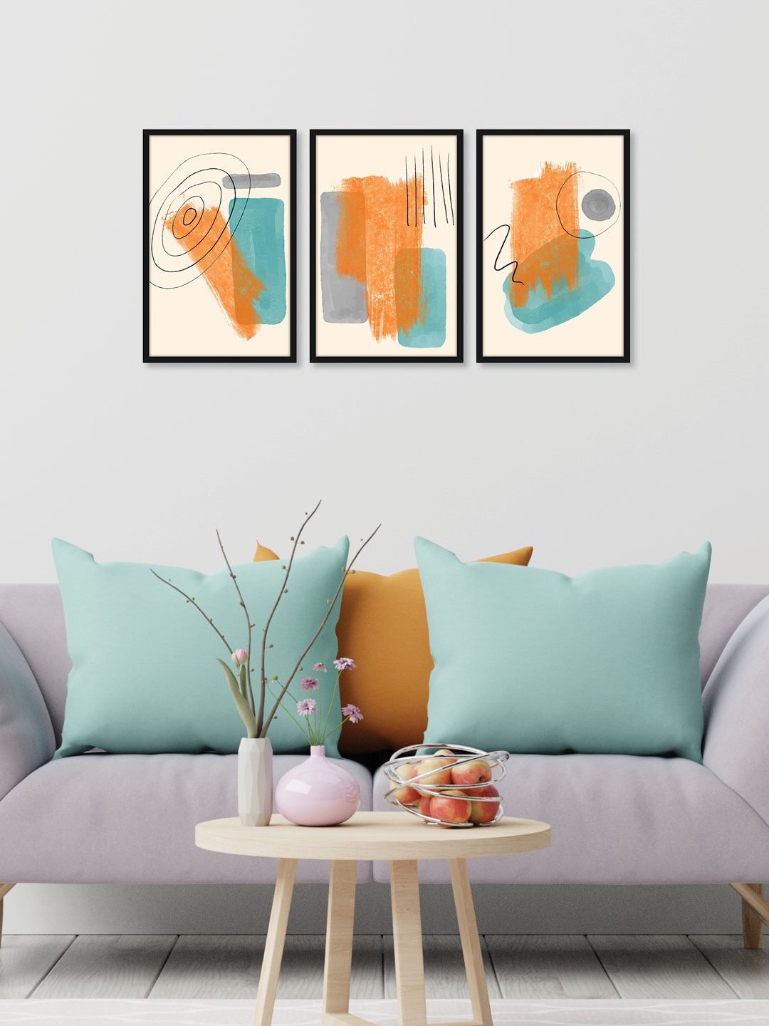 

RANDOM Set of 3 Framed Wall Art, Multi