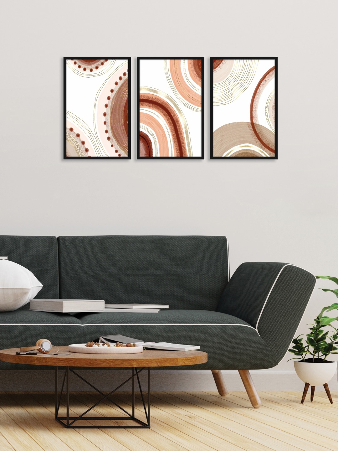 RANDOM Set of 3 Framed Wall Art, Multi