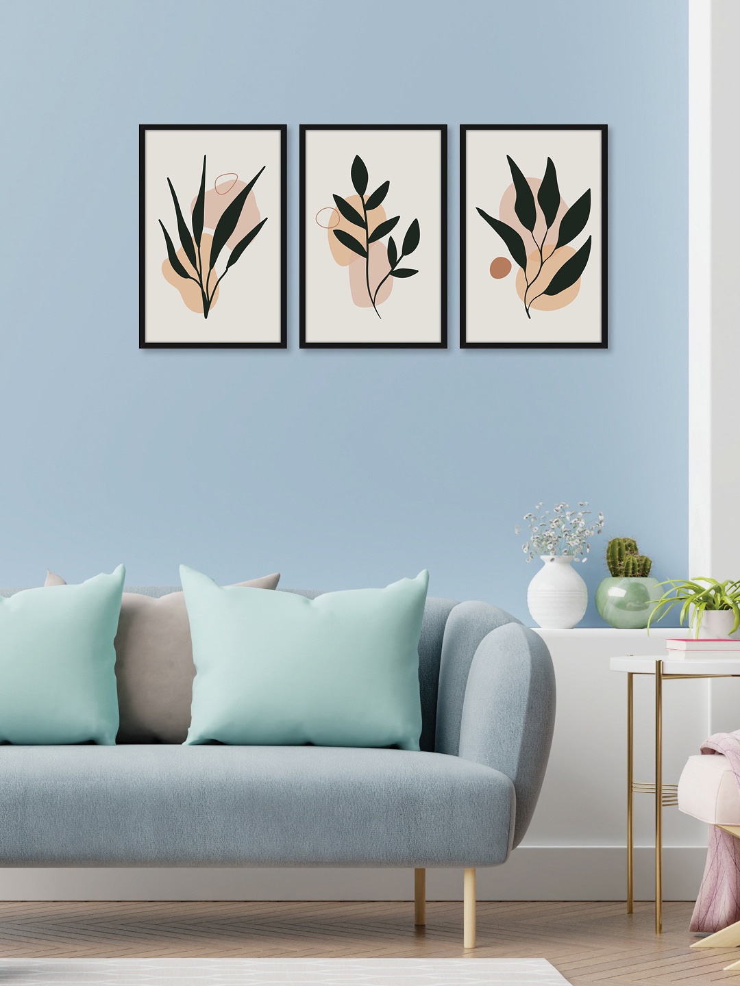 

Random Set of 3 Various Leaves Wall Art, Multi