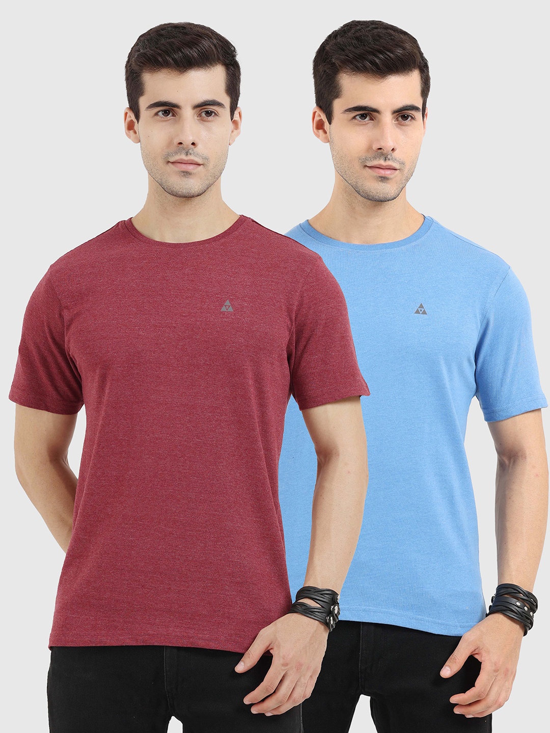 

ARDEUR Men Multicoloured 2 Applique T-shirt, Multi