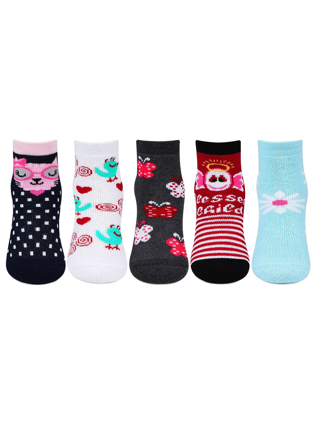 

Bonjour Infant Pack of 5 Assorted Calf Length Socks