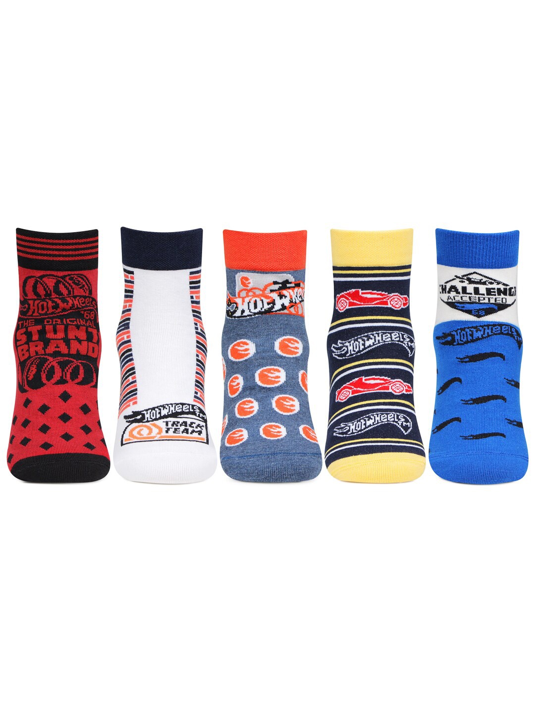 

Bonjour Boys Pack Of 5 Assorted Printed Socks