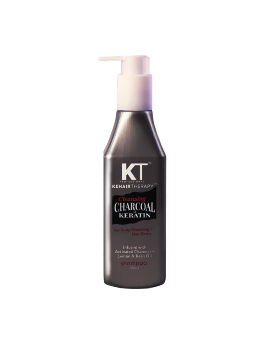 

KEHAIRTHERAPY Cleansing Charcoal & Keratin Shampoo with Lemon & Basil Oil - 250ml