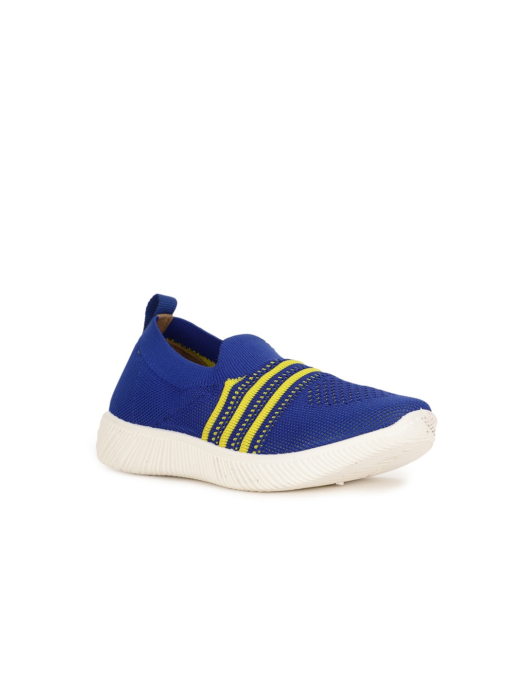 

Bubblegummers Boys Blue Woven Design Slip-On Sneakers