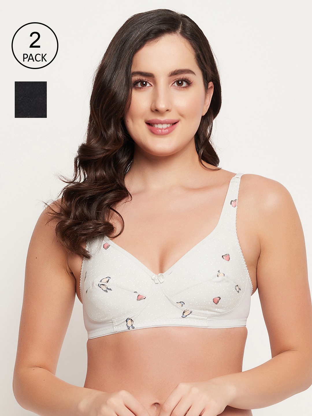 

Clovia Women Multi Bra, White