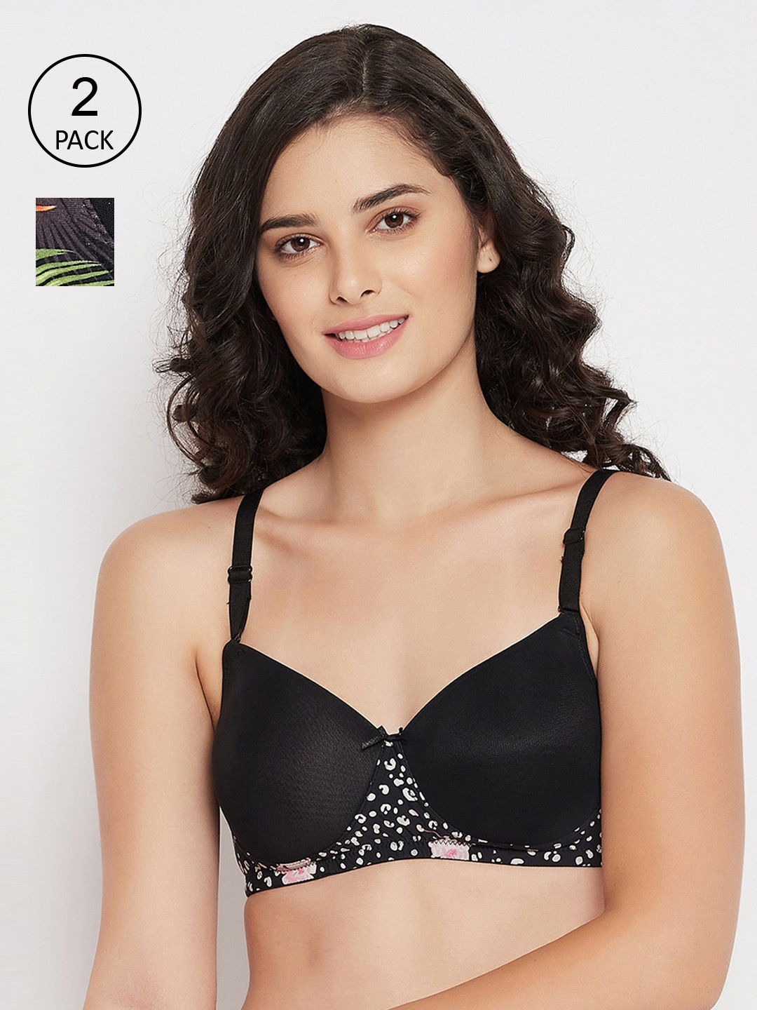 

Clovia Women Multi Bra, Green