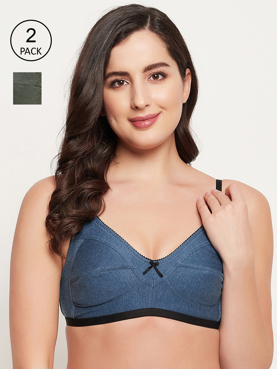 

Clovia Women Multi Bra, Green