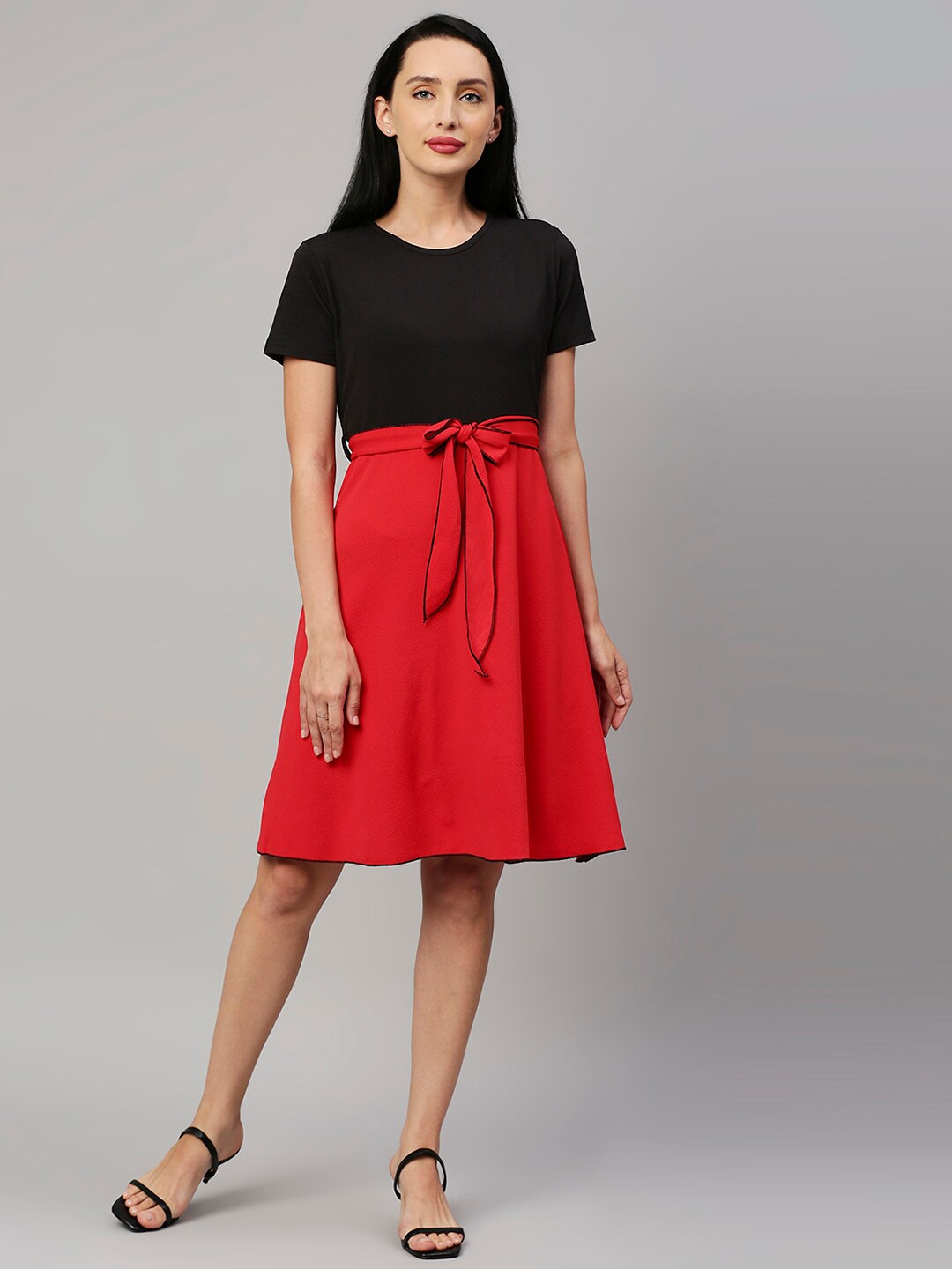 

Pretty Awesome Black Crepe Top