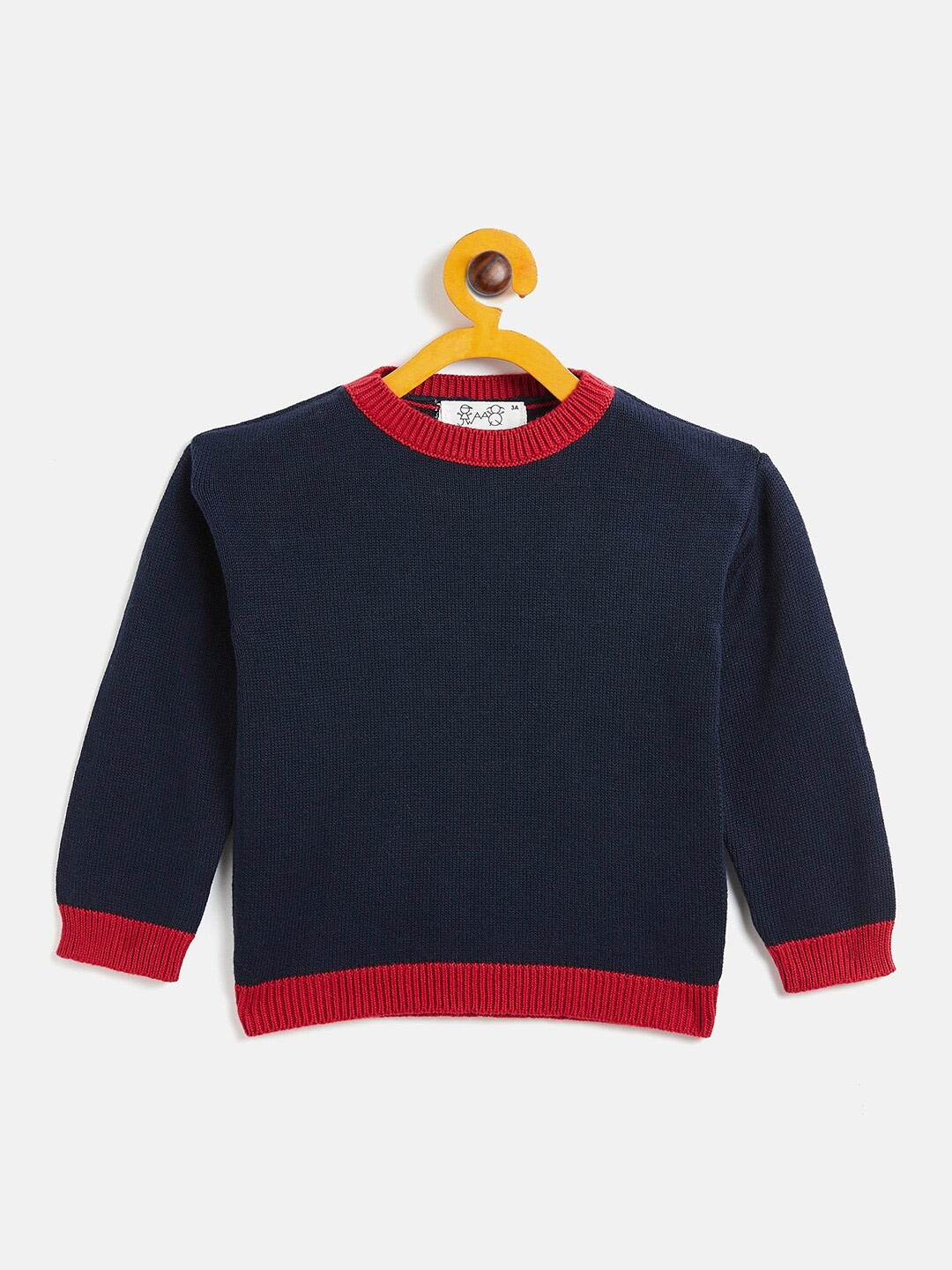 

JWAAQ Boys Navy Blue & Red Pullover