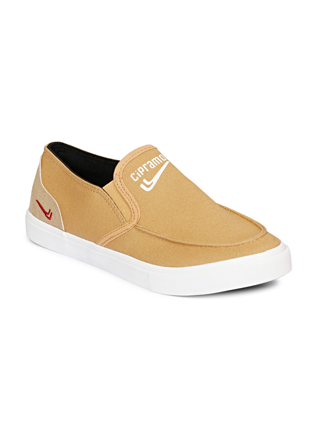 

CIPRAMO SPORTS Men Tan Slip-On Sneakers