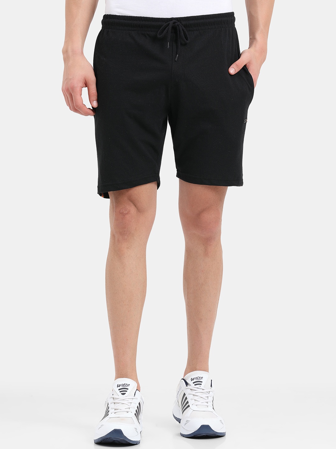 ARDEUR Men Black Training or Gym Sports Shorts