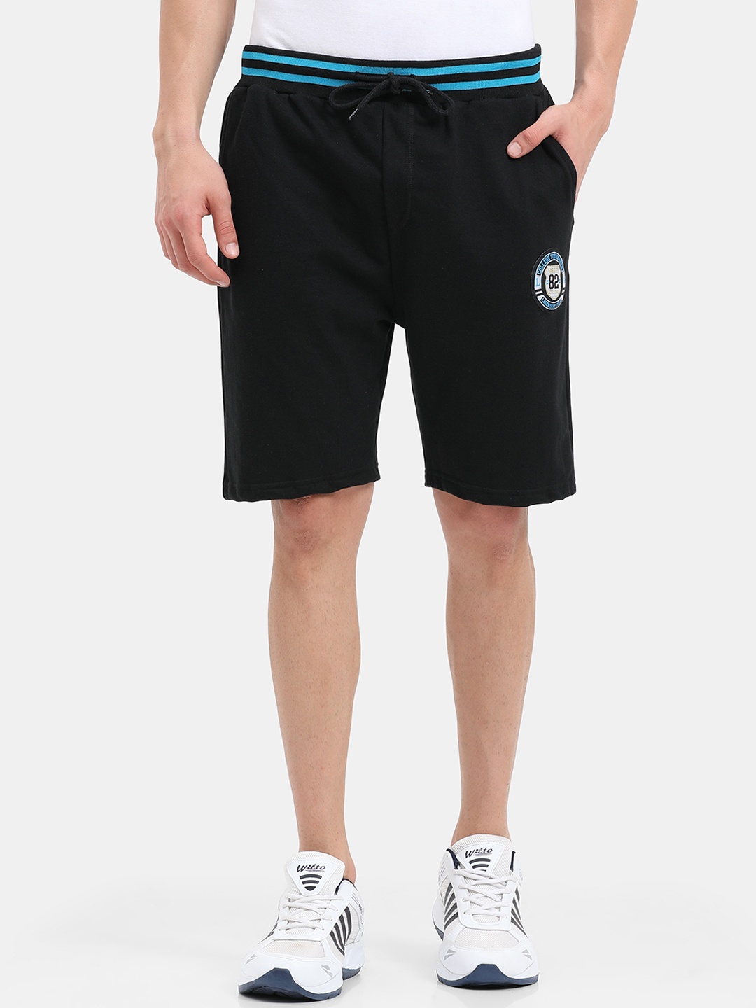 

ARDEUR Men Black Training or Gym Sports Shorts