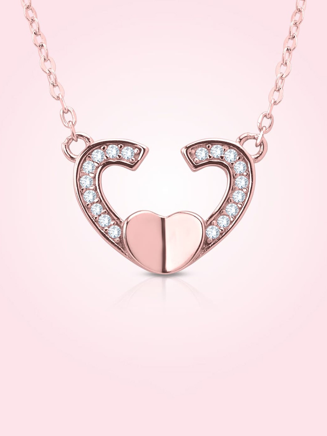

ANAYRA Women Sterling-Silver White Diamond-Shaped Pendant