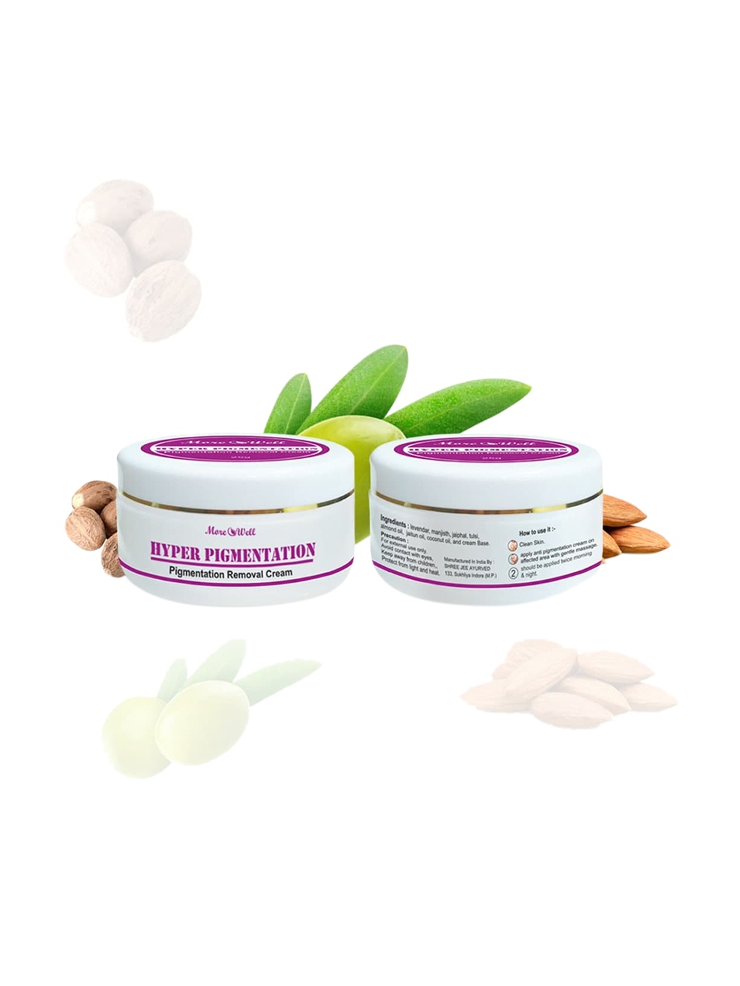 

Morewell Hyper Pigmentation Cream (Pack Of 2 - 25 Gm Each), White