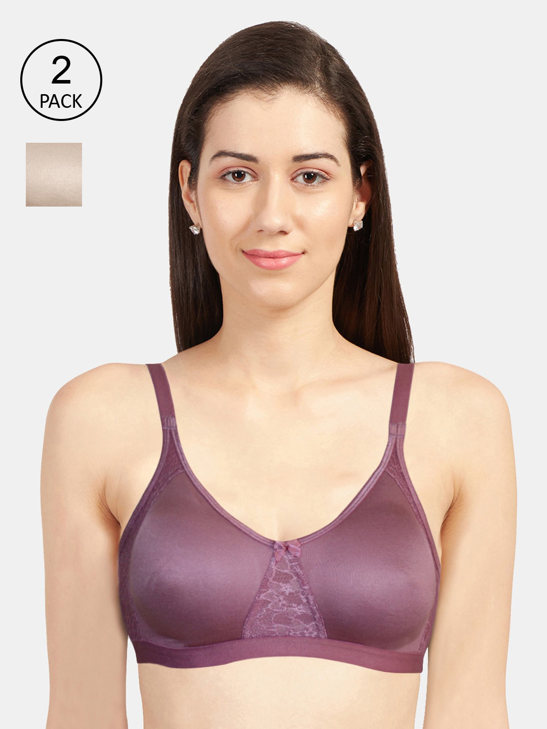 

Sonari Women Multi Bra, Burgundy