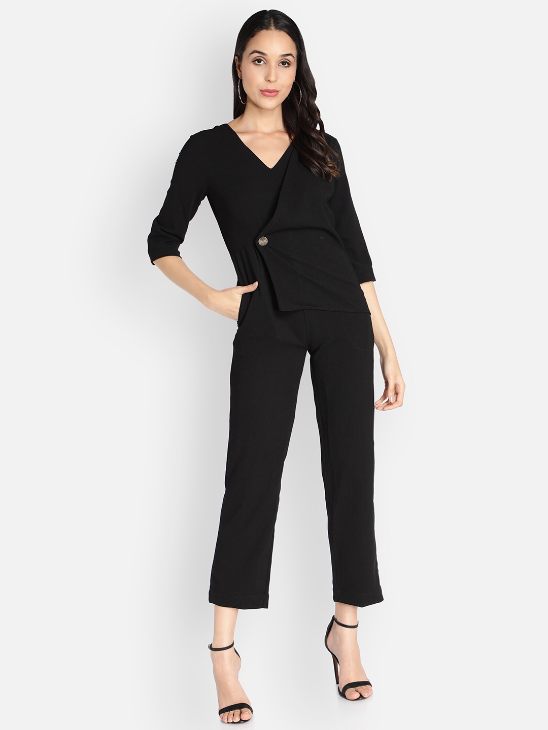 

Sipsew Black Basic Jumpsuit