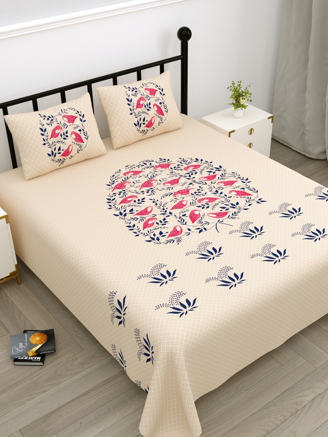 

Aura Unisex Pink Bedsheets