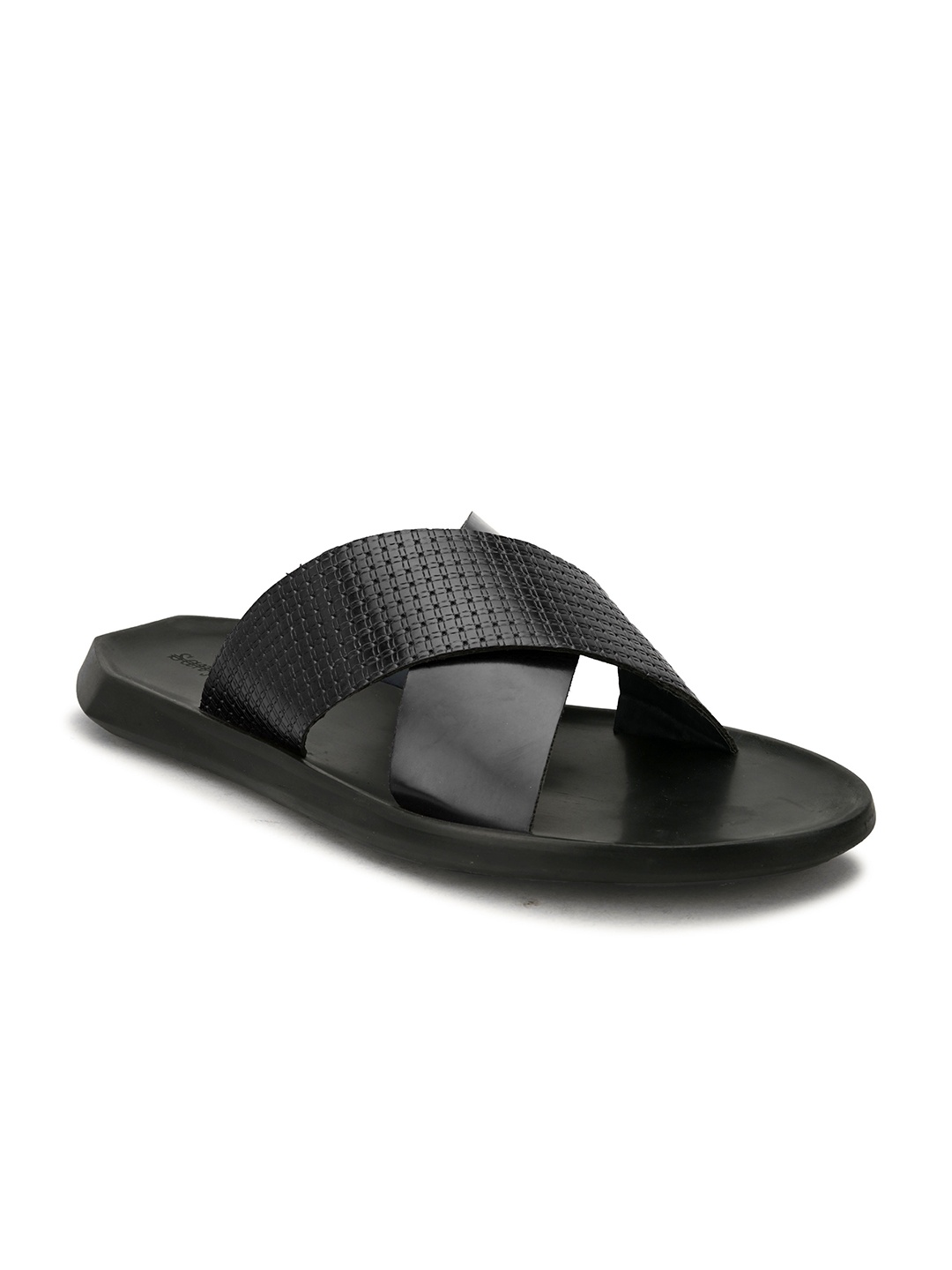 

San Frissco Men Black Thong Flip-Flops