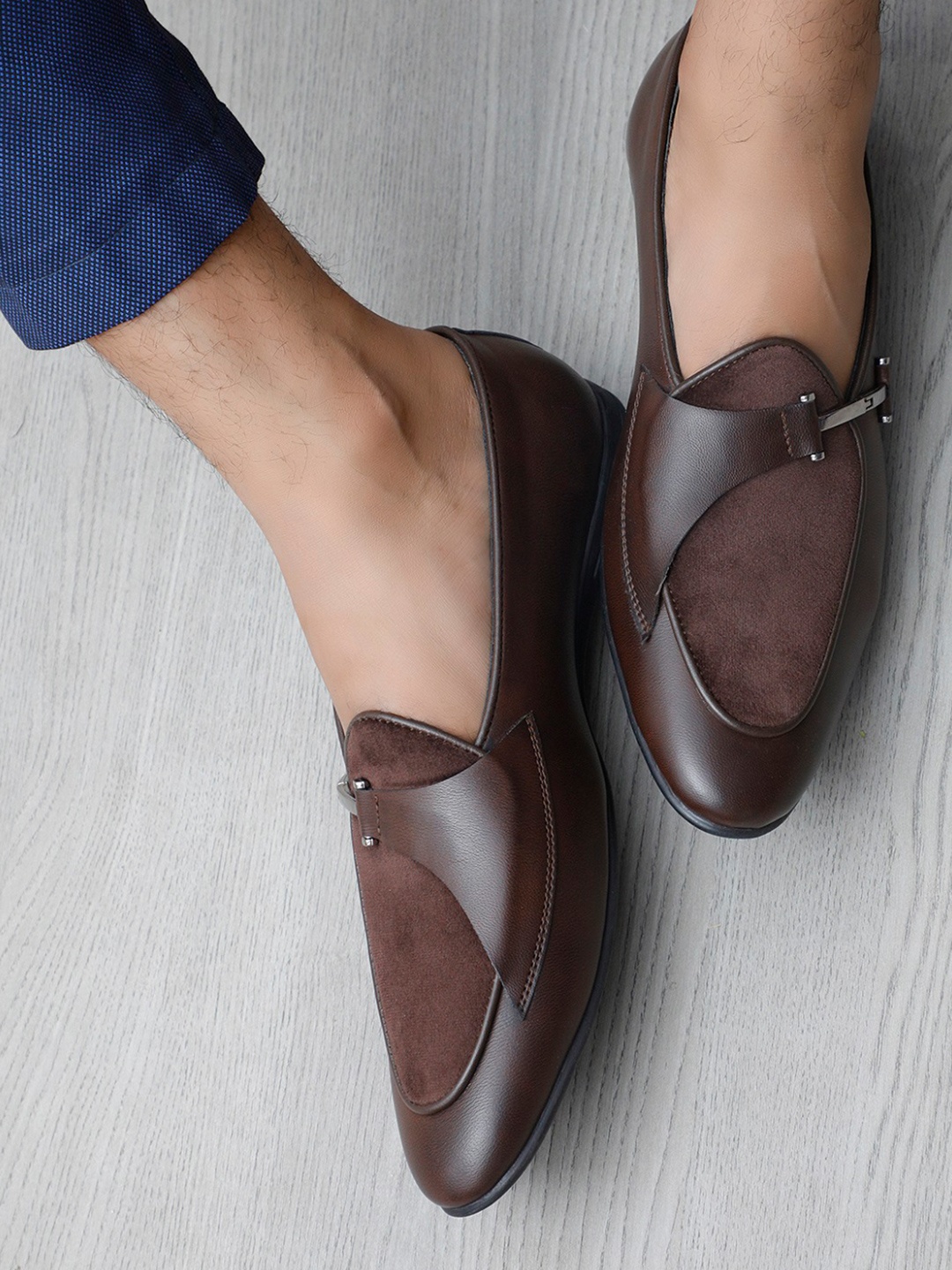 

Anouk Men Brown Loafers