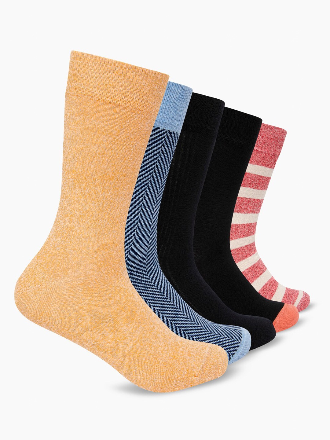 

Smarty Pants Unisex Pack Of 5 Assorted Calf-Length Cotton Socks, Multi