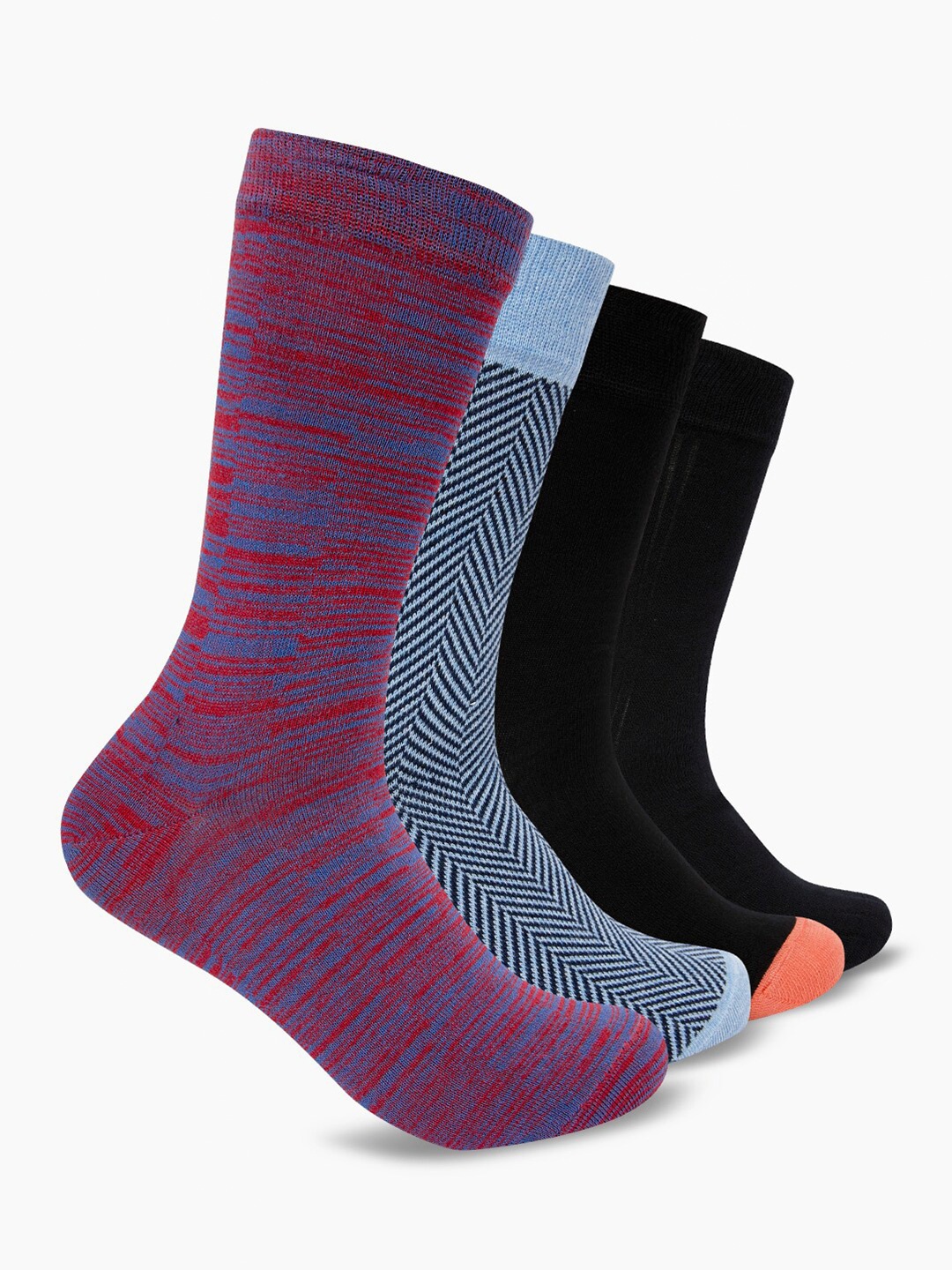 

Smarty Pants Unisex Pack of 4 Printed Calf Length Socks, Multi