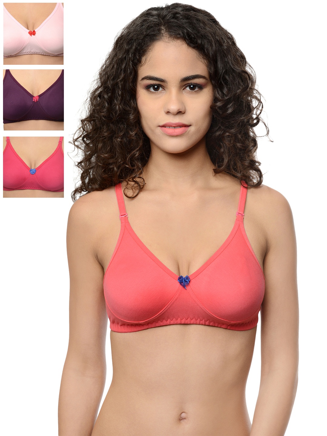 

Leading Lady Pack of 4 T-shirt Bras DINKY-4, Pink