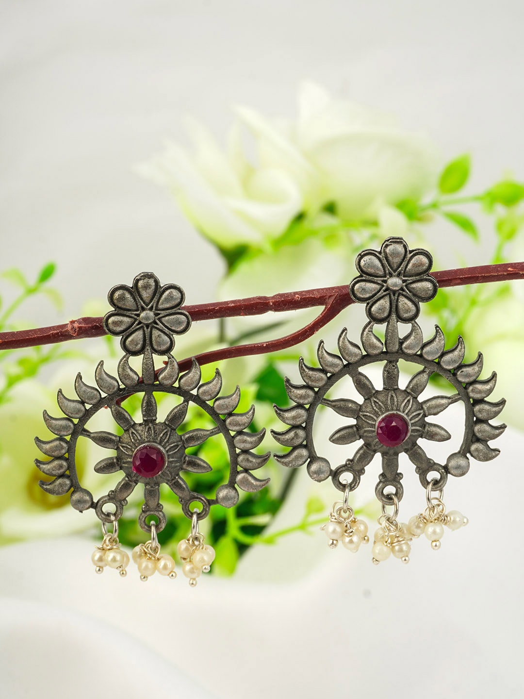 

Urmika Gold-Toned Classic Drop Earrings