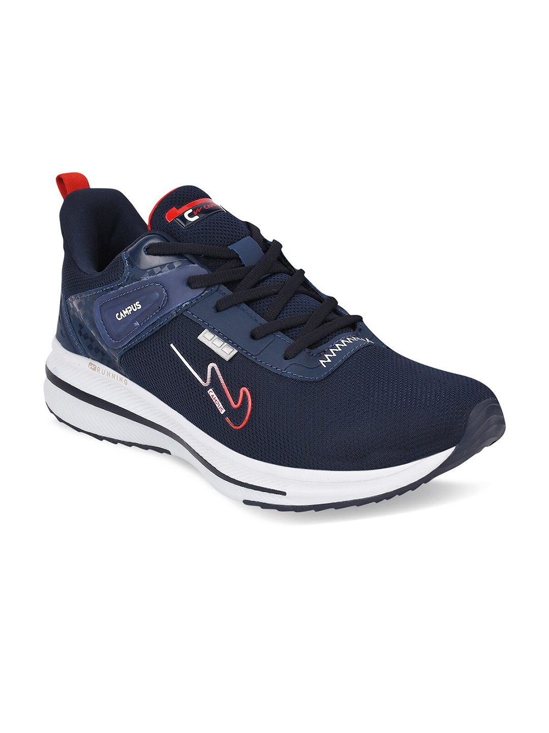 

Campus Men Blue Mesh Running Shoes