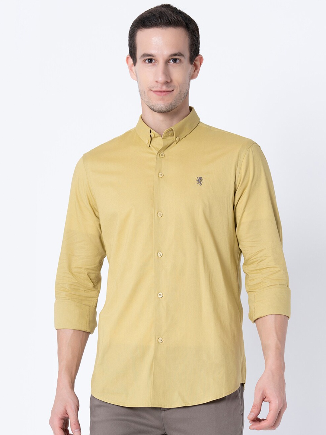 

Red Tape Men Yellow Casual Shirt