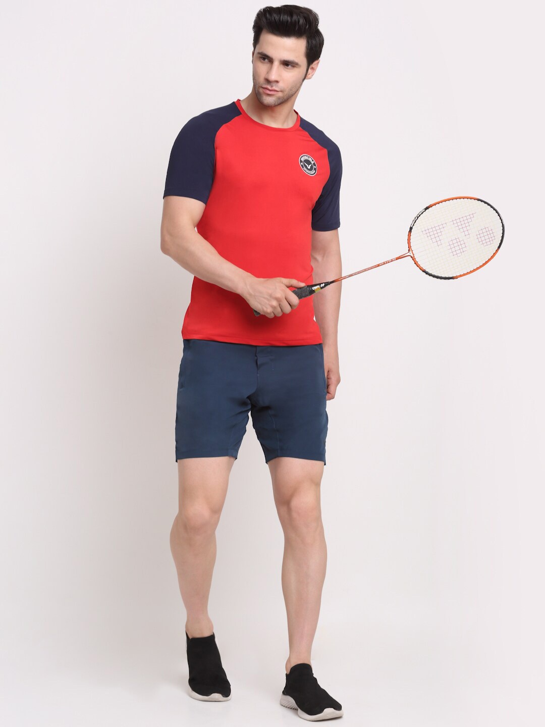 

Invincible Men Raglan Tee, Red