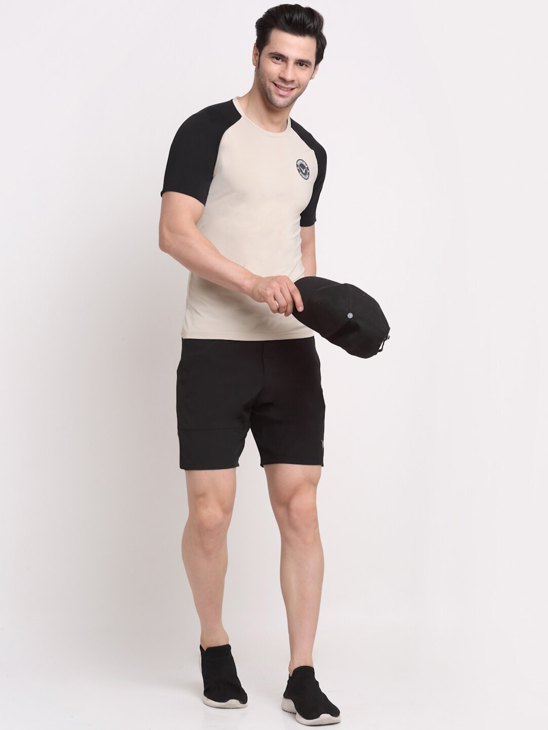 

Invincible Men Raglan Tee, Beige