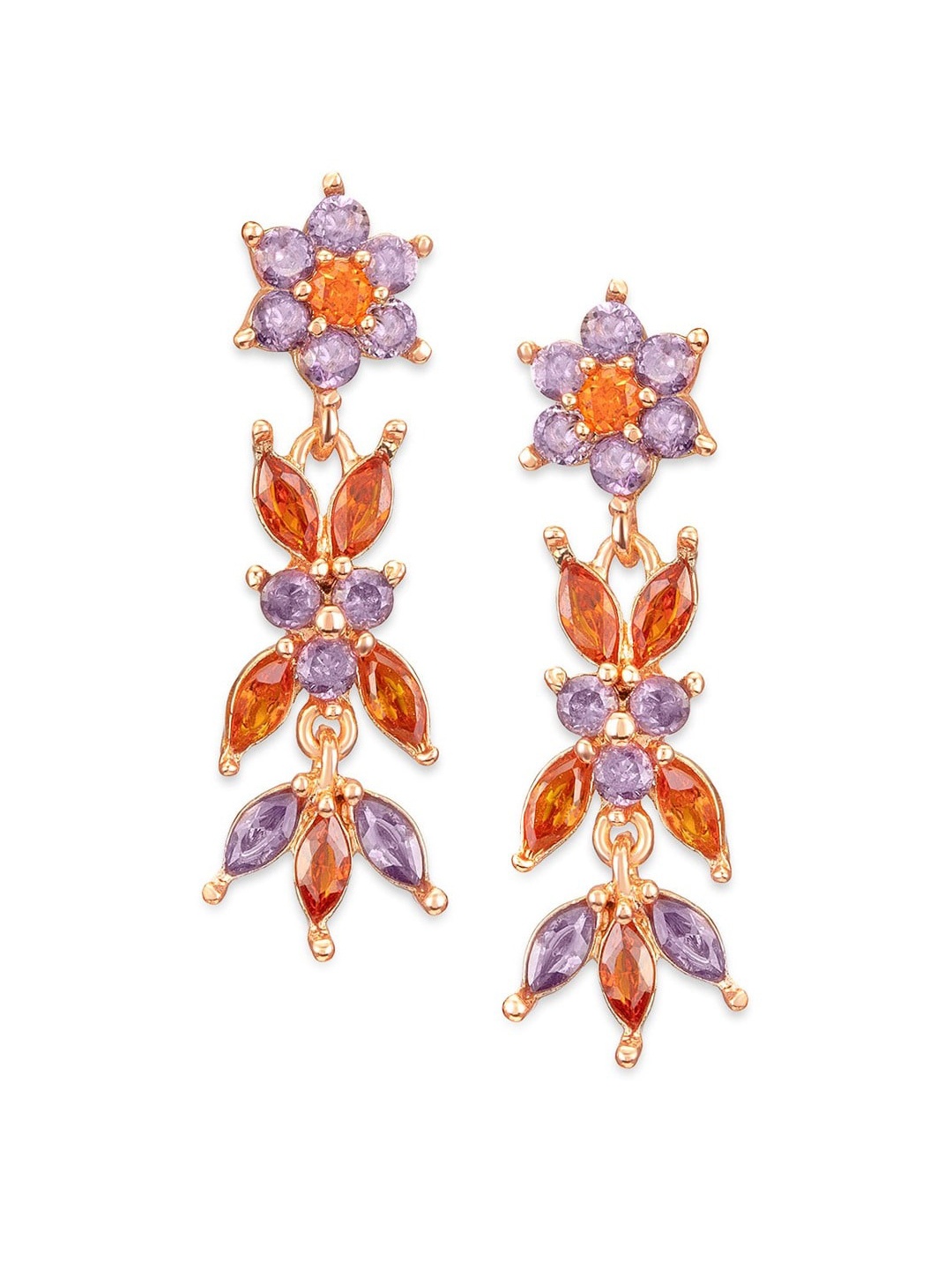 

Mahi Multicoloured Contemporary Drop Earrings, Multi