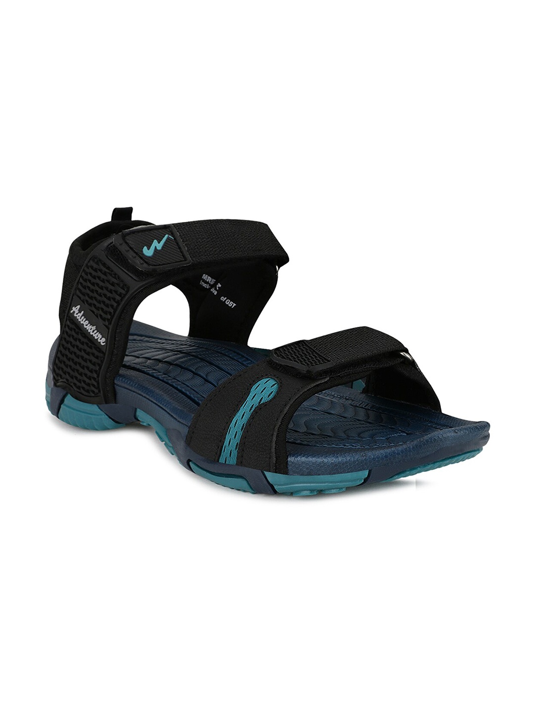 

Campus Men Sandals, Black