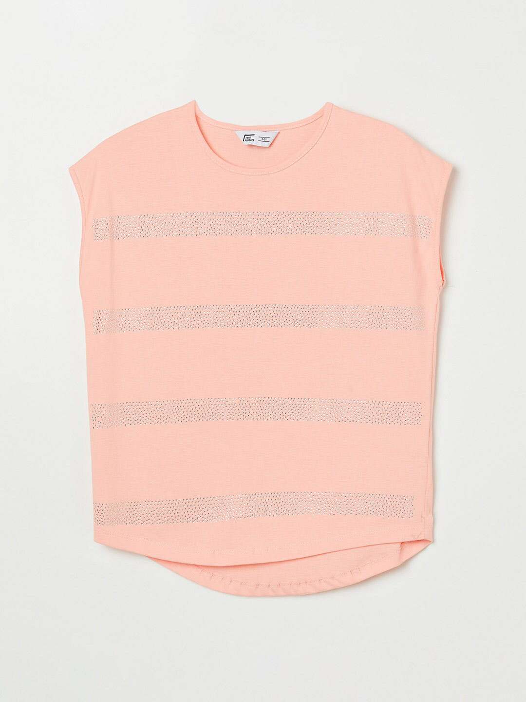 

Fame Forever by Lifestyle Pink Extended Sleeves High-Low Top