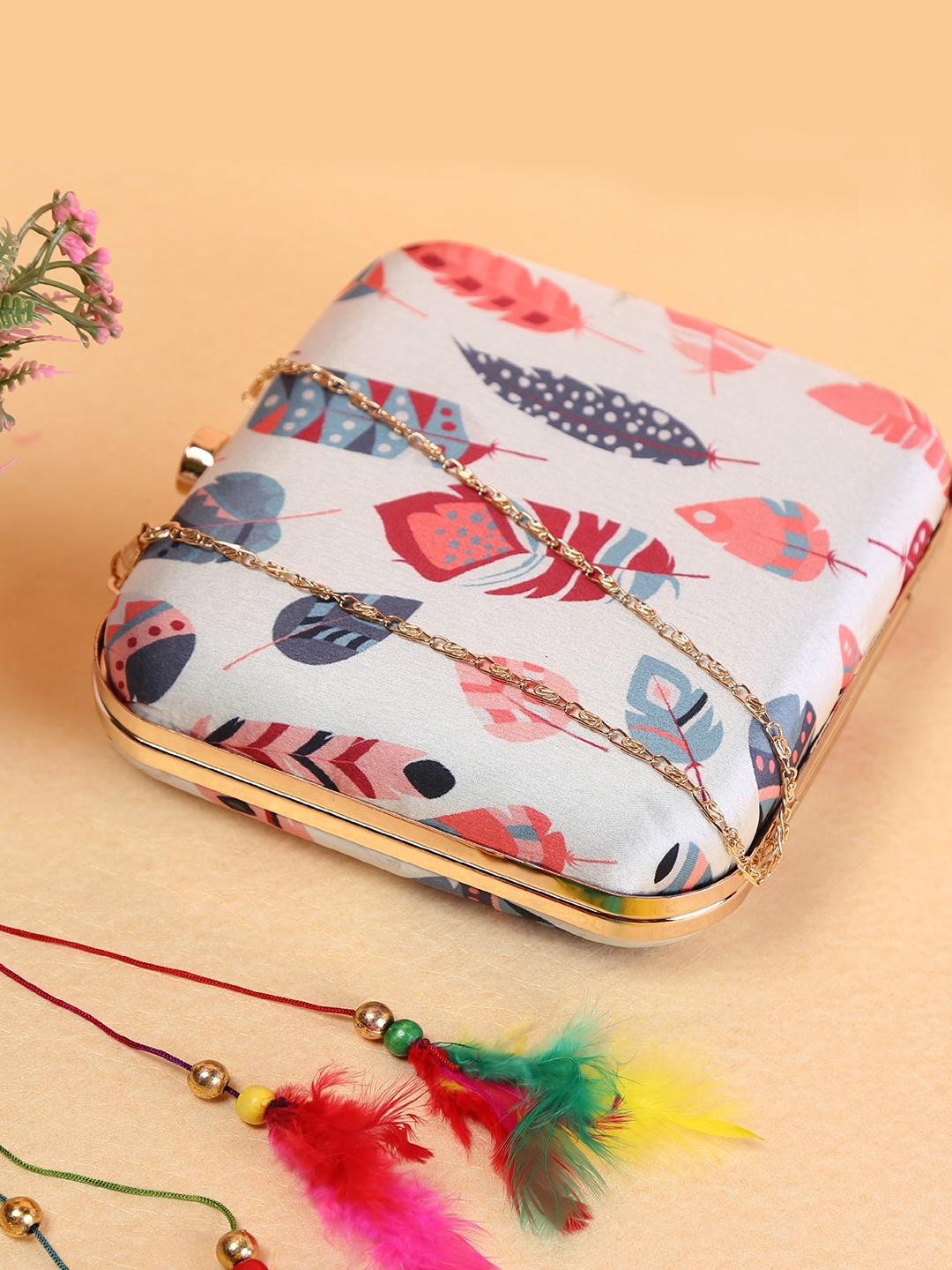 

TRINK Women Multi Clutches, White