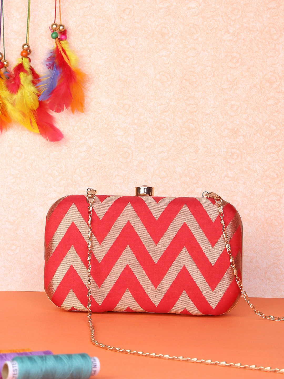 

TRINK Women Red Clutches