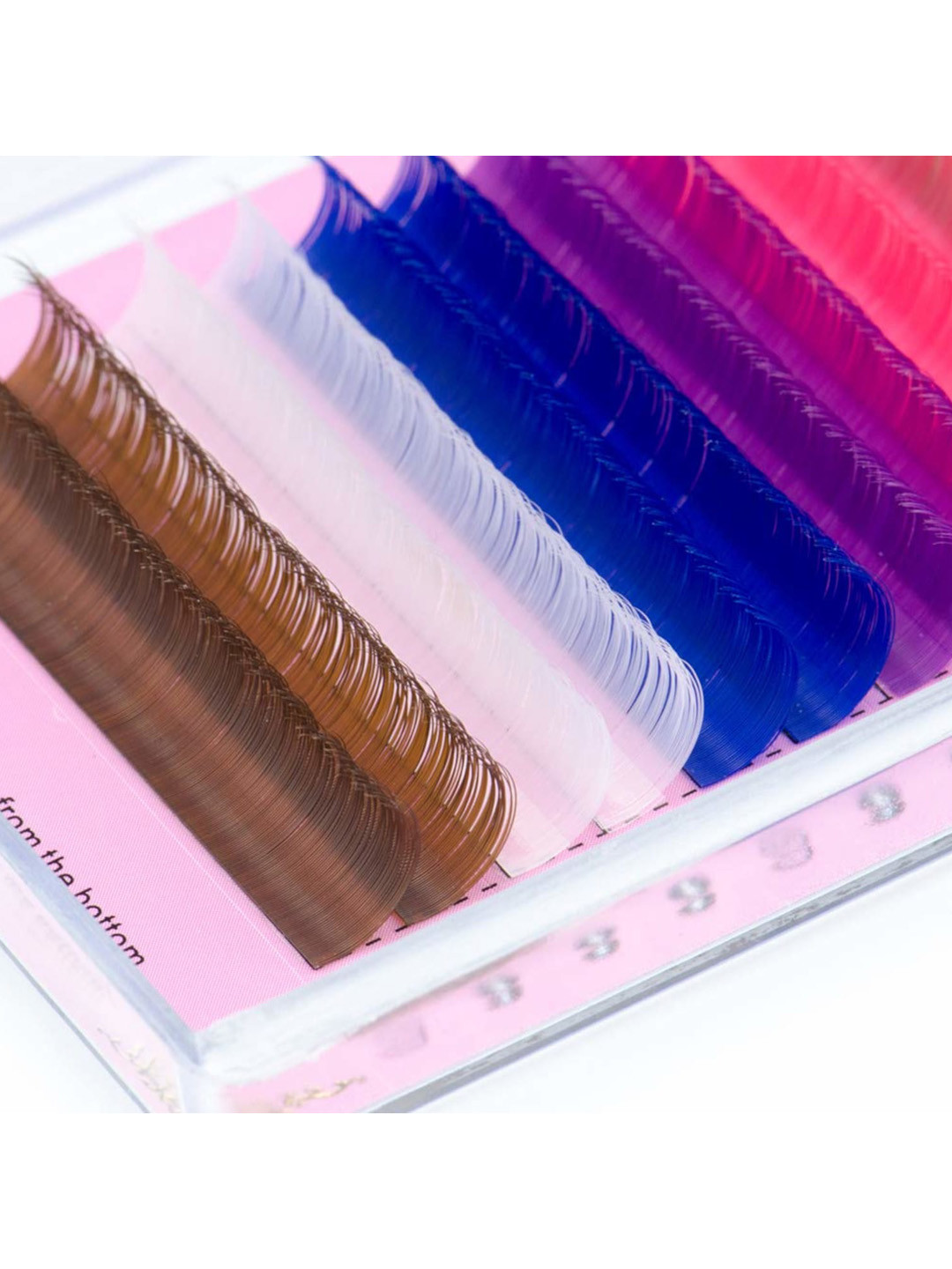 

NAGARAKU Individual Colored Eyelash Extensions - Curl D, Multi
