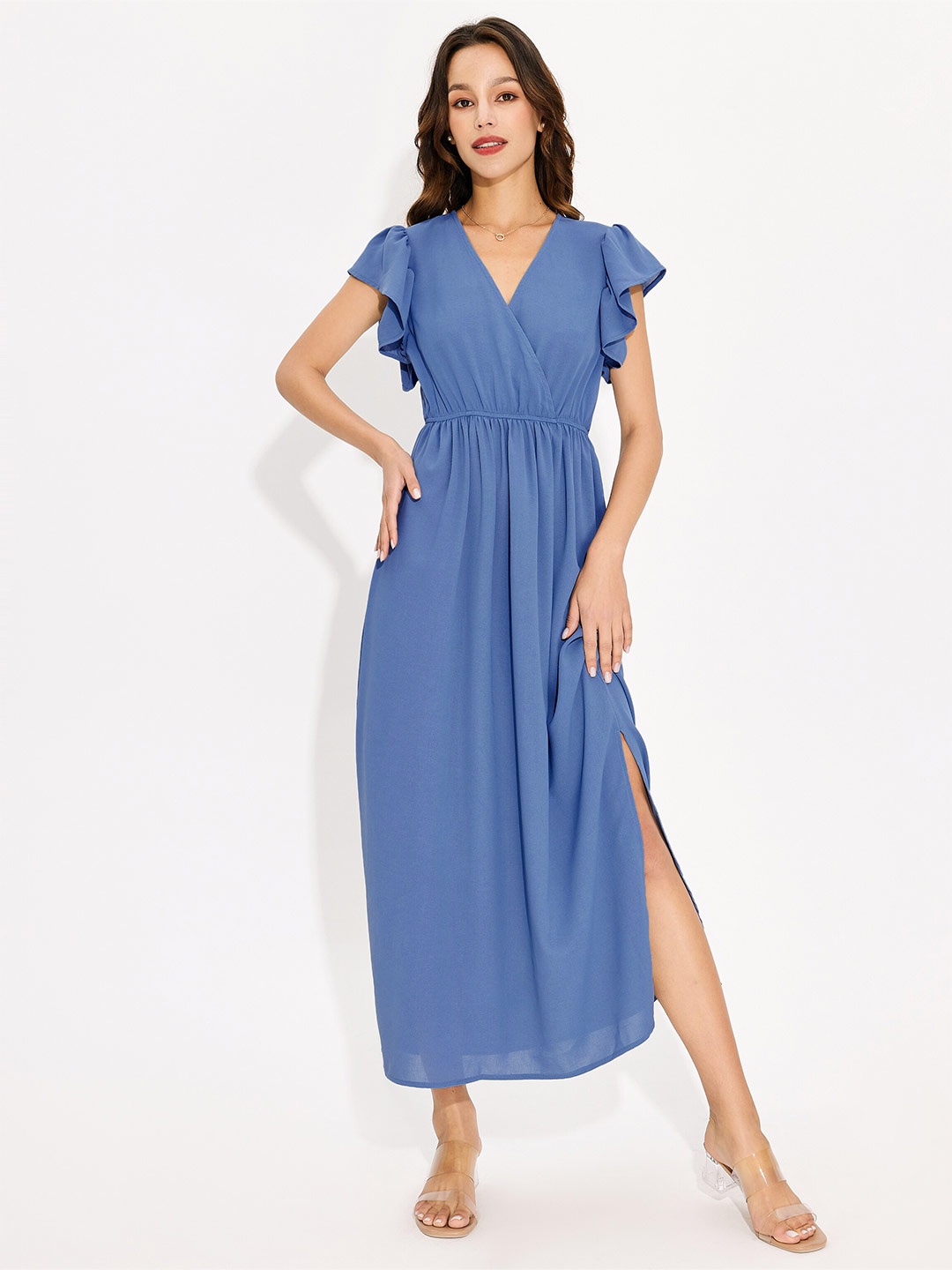 

URBANIC Blue Midi Dress