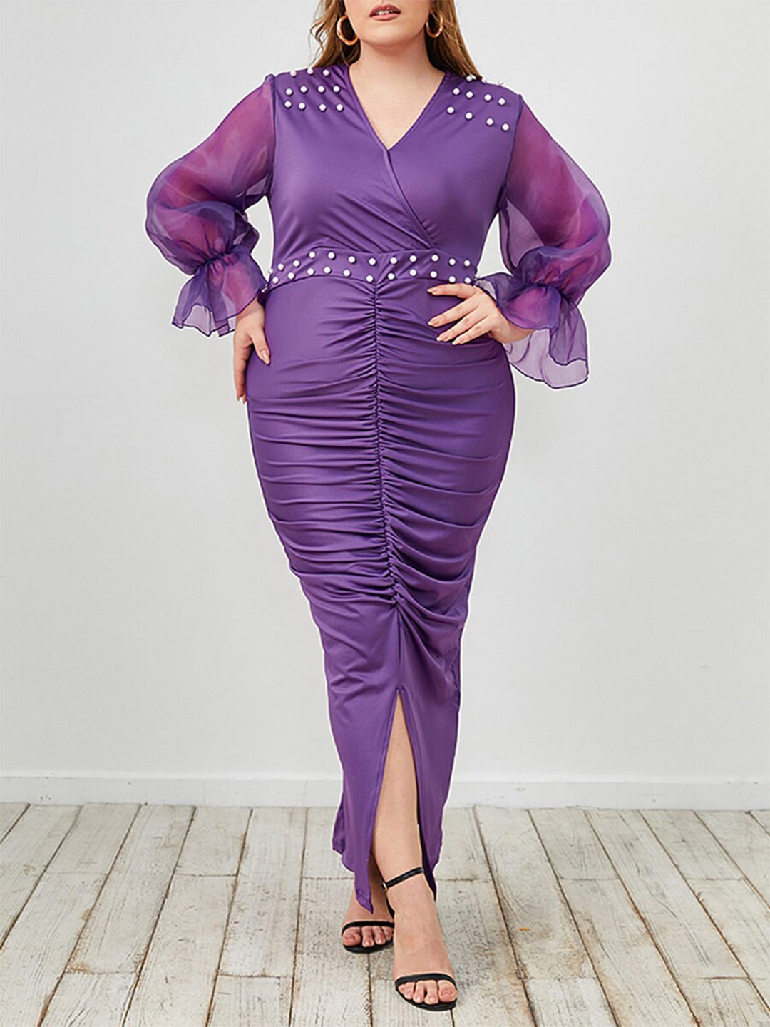 

URBANIC Purple Maxi Midi Dress