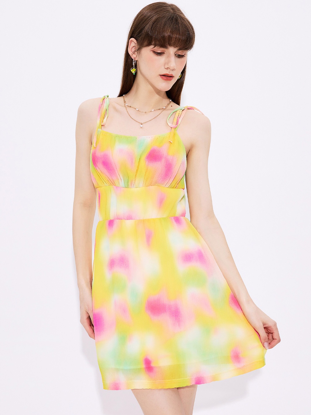 

URBANIC Yellow Dress