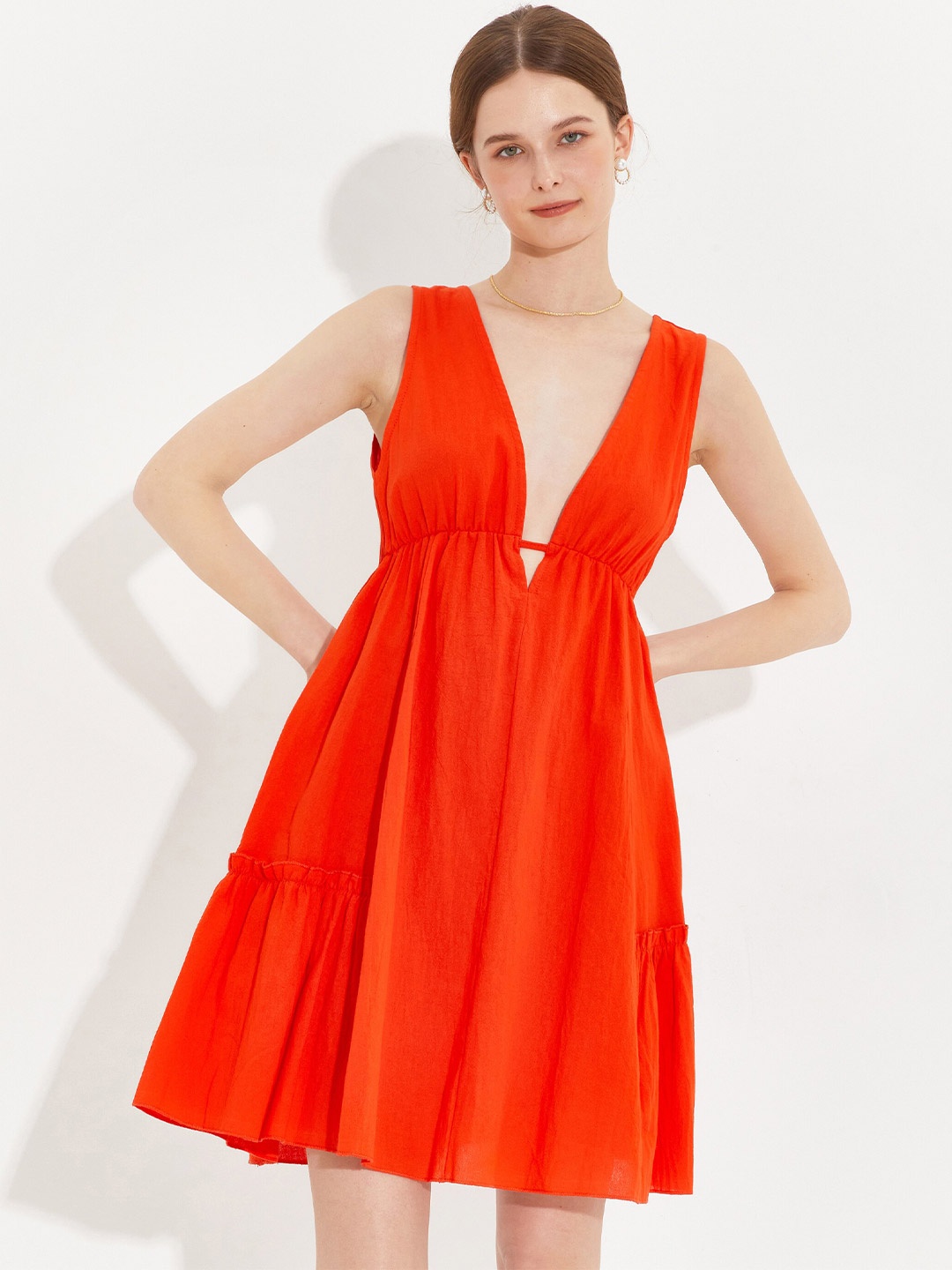 

URBANIC Red Mini Dress