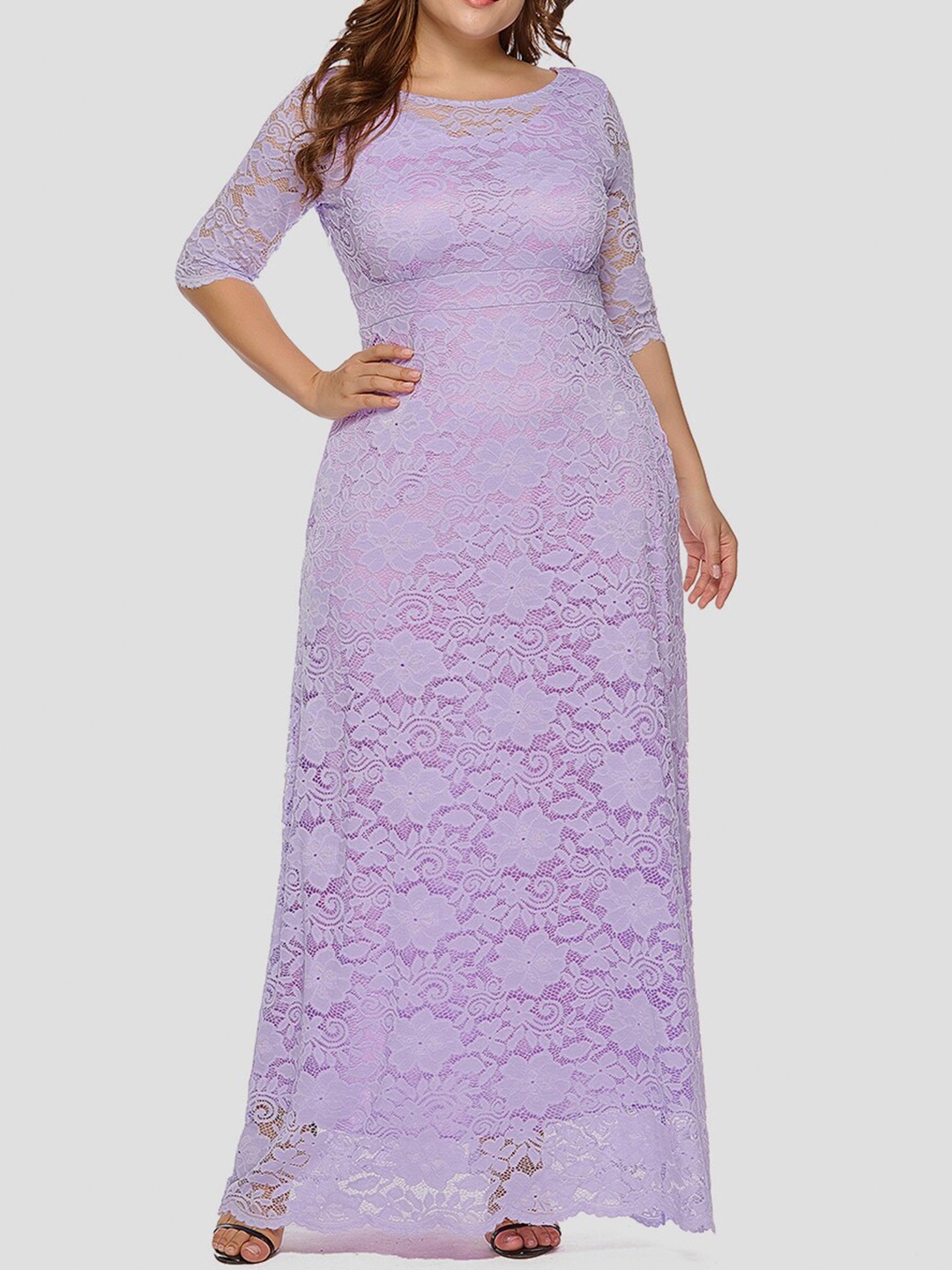 

URBANIC Purple Maxi Dress