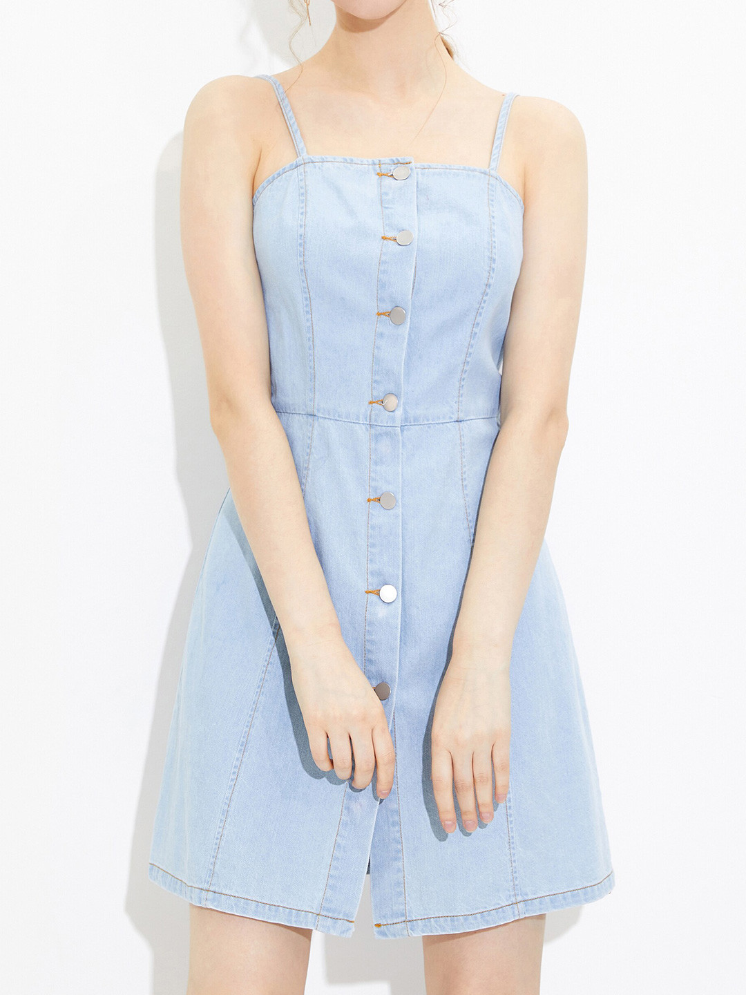 

URBANIC Blue A-Line Mini Dress