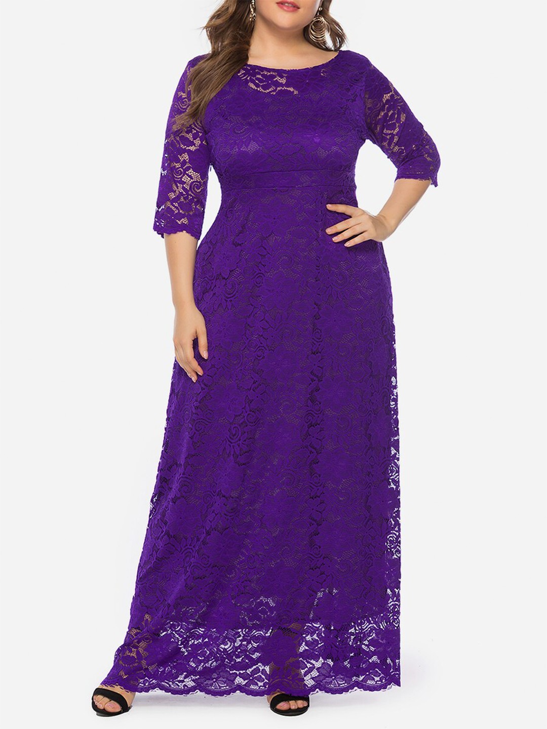 

URBANIC Purple Maxi Dress