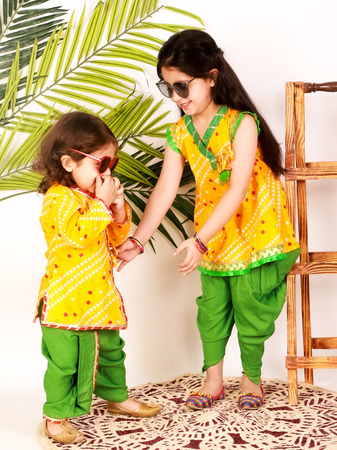 

KID1 Boys Yellow Printed Pure Cotton Kurti with Dhoti Pants
