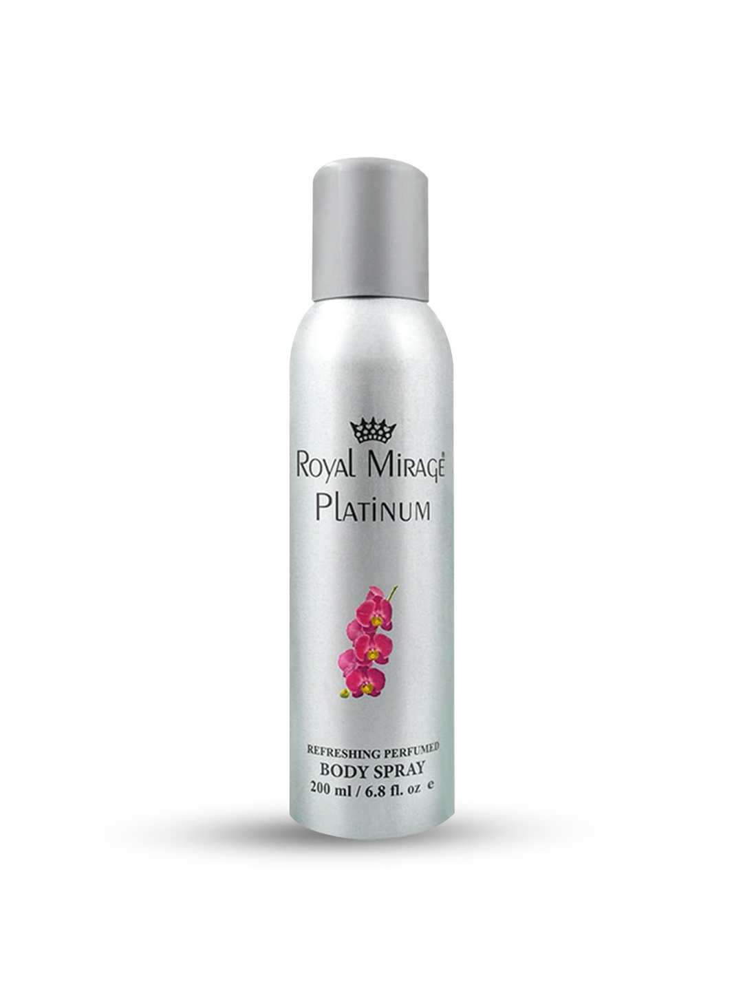 

Royal Mirage Men Platinum Refreshing Perfumed Body Spray - 200 ml, Silver