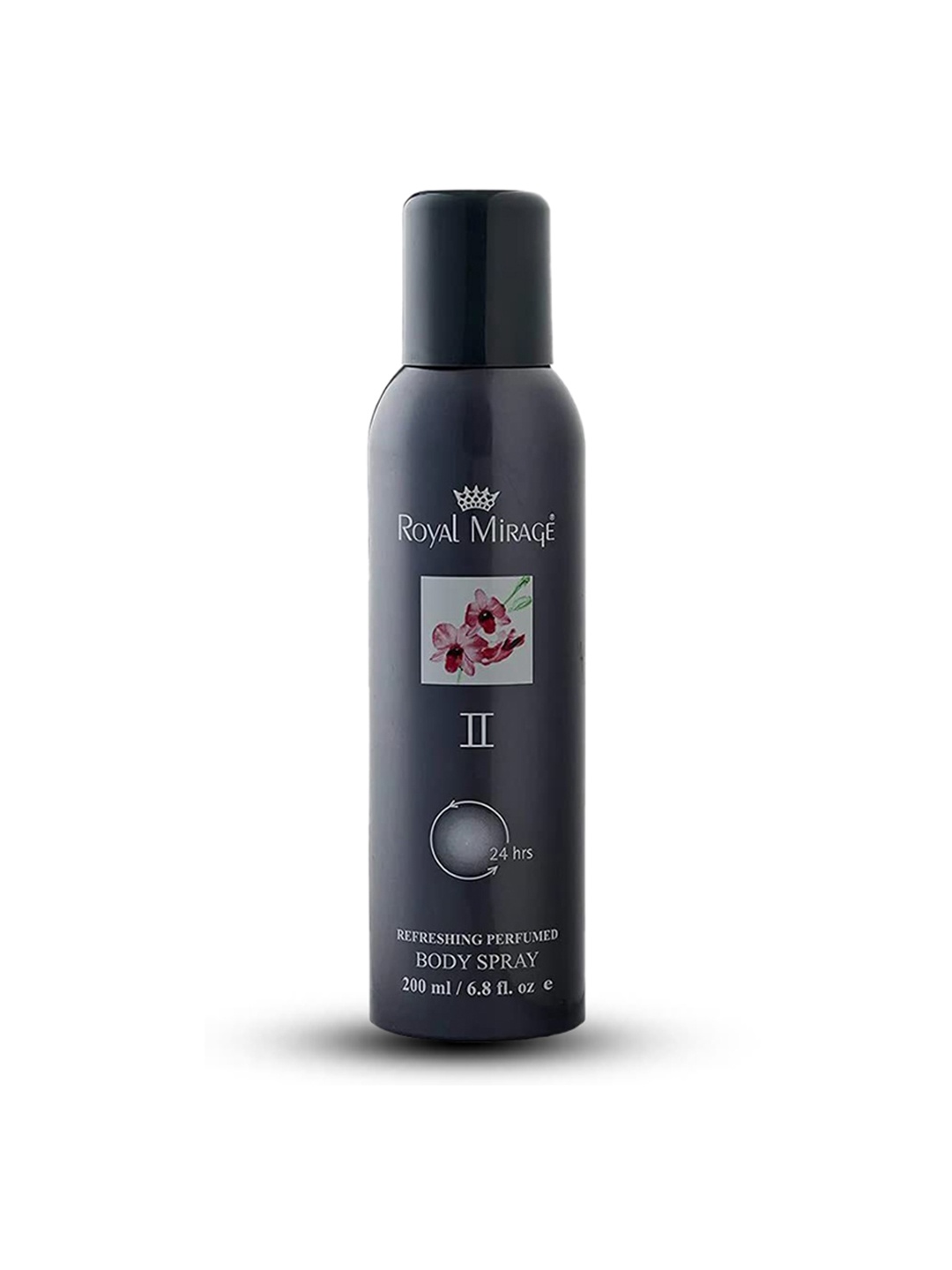 

Royal Mirage Men II Perfumed Body Deodorant Spray - 200ml, Grey