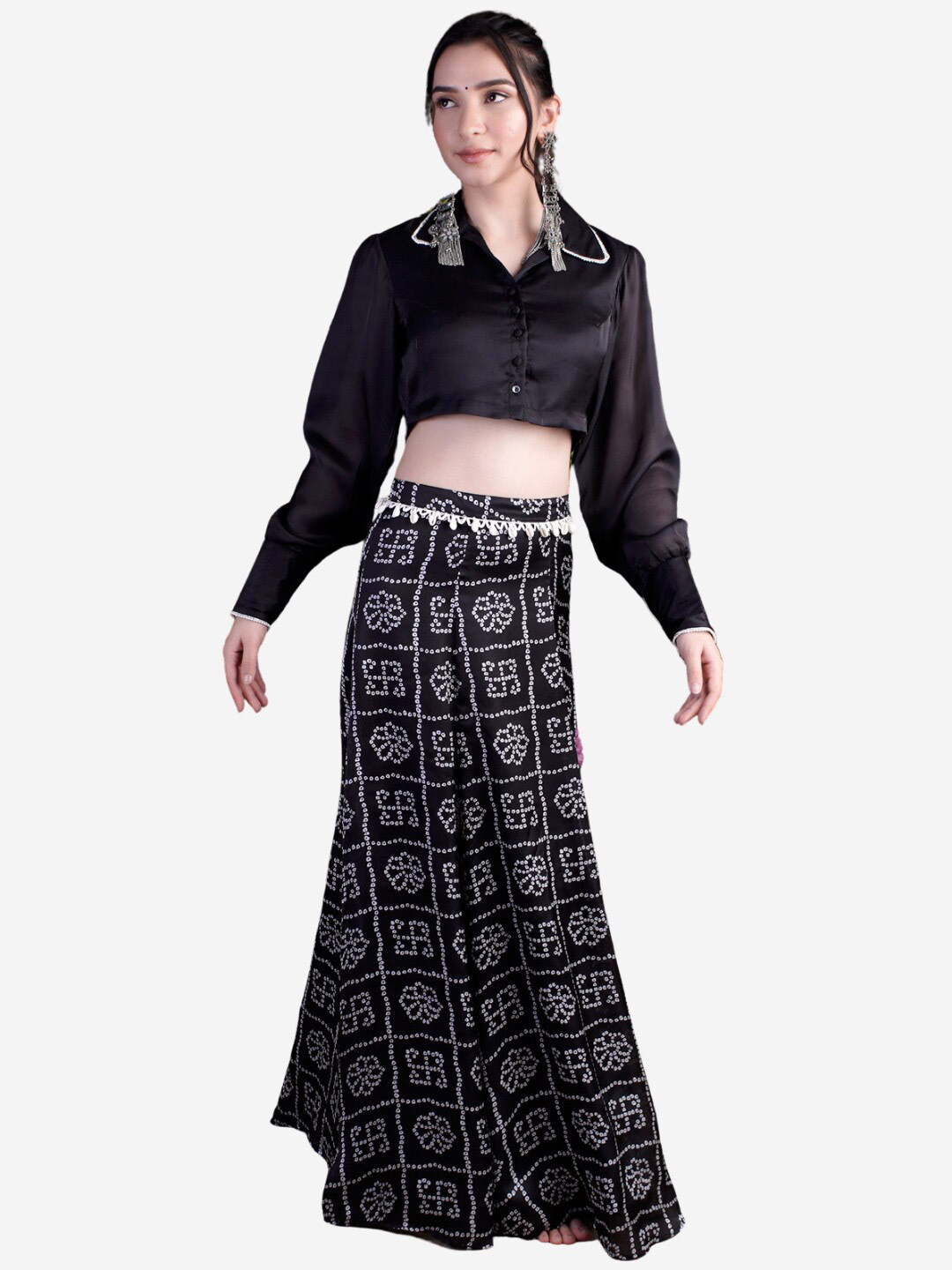 

Alaya By Stage3 Black Satin Top