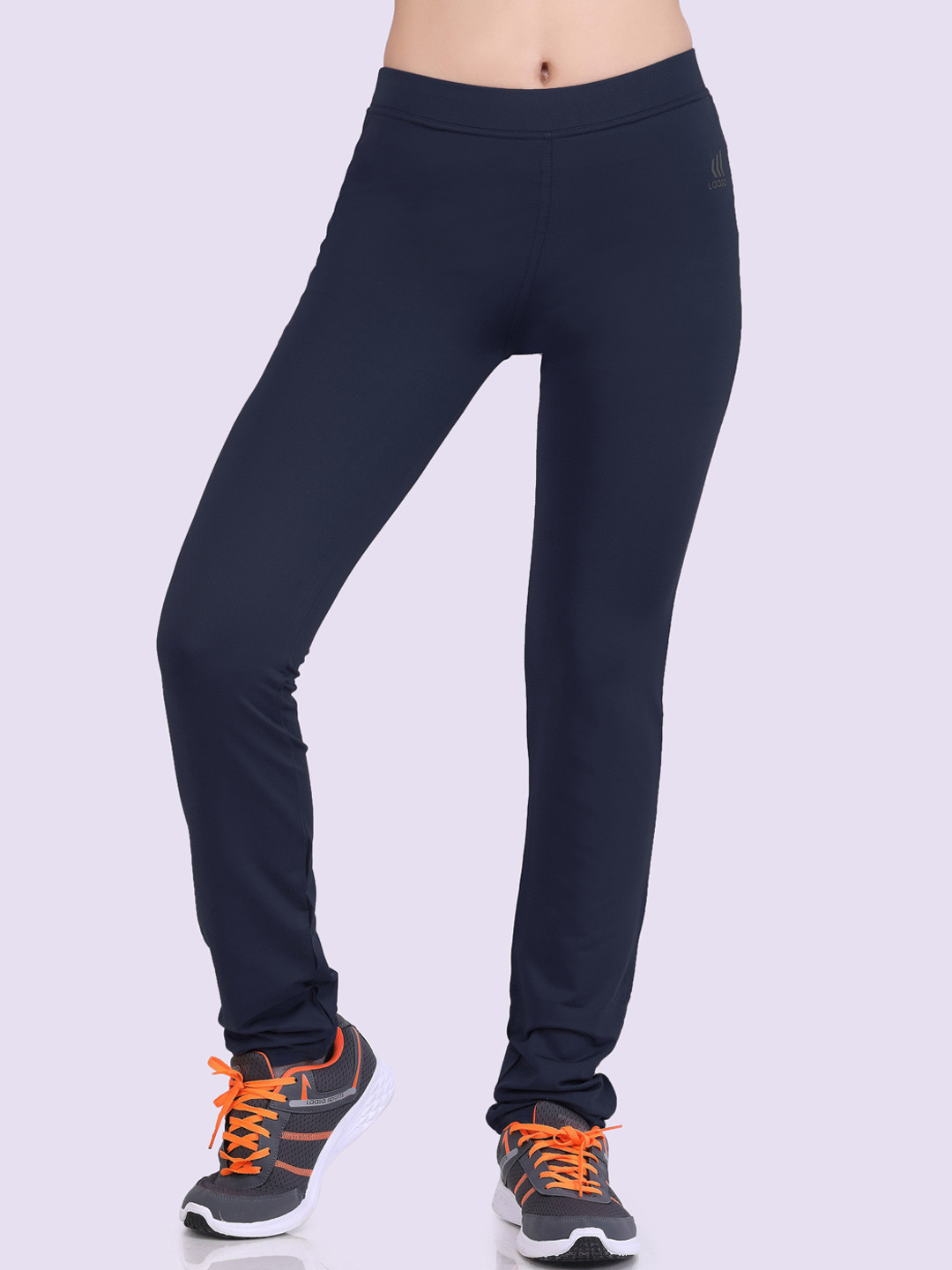 

LAASA SPORTS Women Navy Blue Solid Track Pants