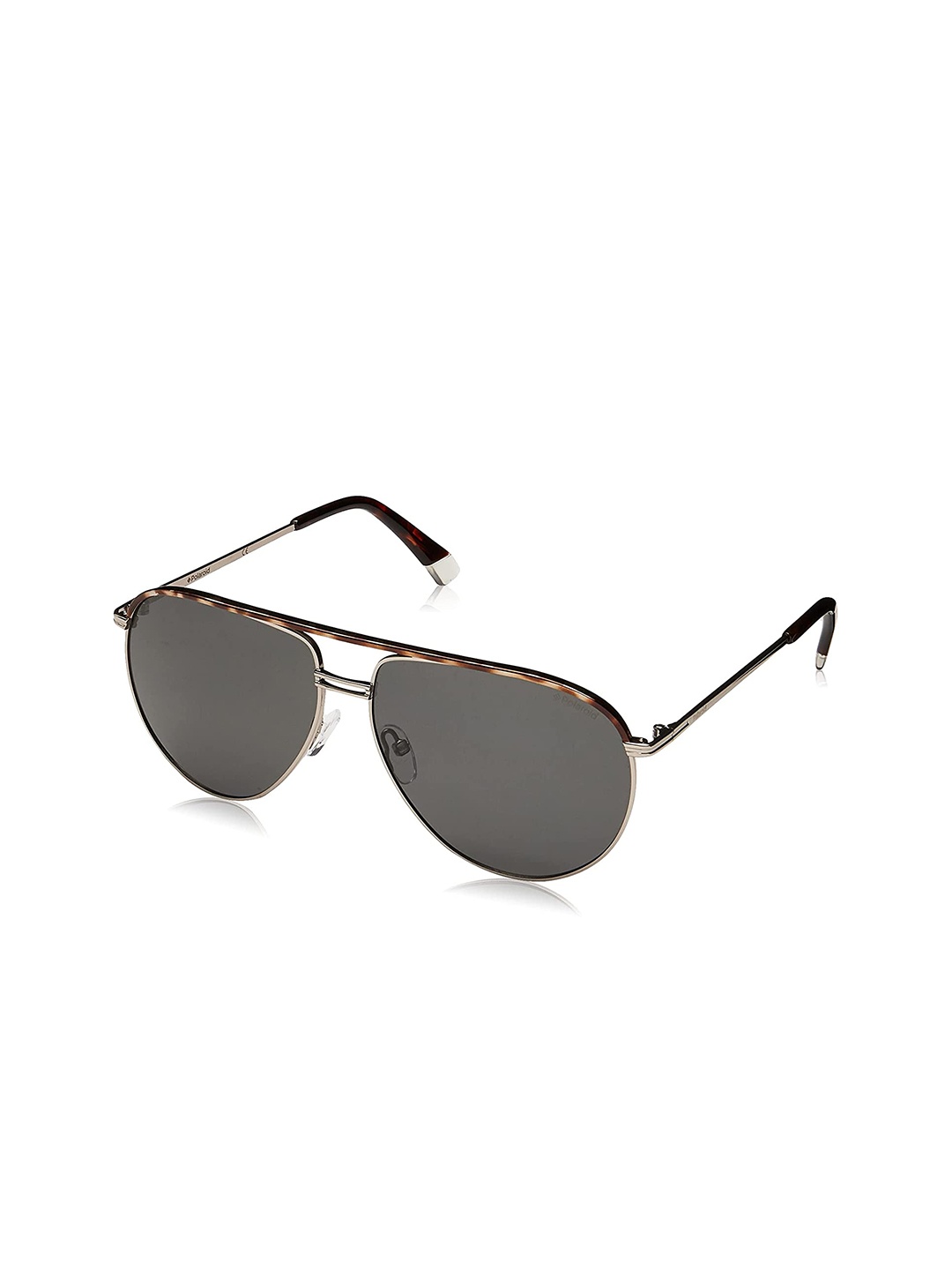 

Polaroid Unisex Brown Lens & Gold-Toned Oversized Sunglasses with Polarised and UV Protected Lens